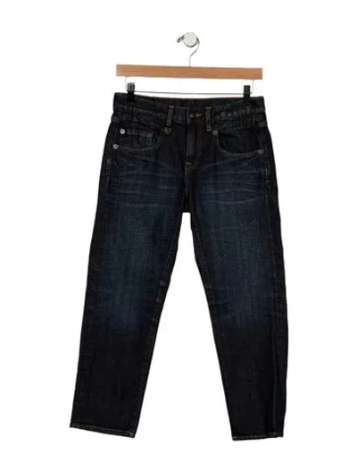 Pre-owned R13 High-rise Skinny Leg Jeans In Blue