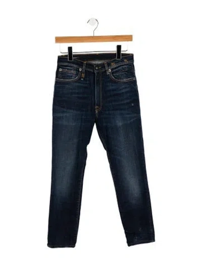 Pre-owned R13 High-rise Skinny Leg Jeans In Blue