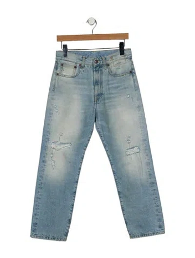 Pre-owned R13 High-rise Skinny Leg Jeans In Blue
