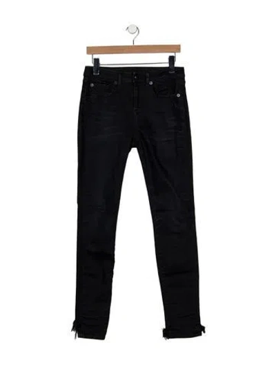 Pre-owned R13 High-rise Skinny Leg Jeans In Blue