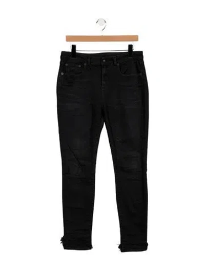 Pre-owned R13 High-rise Skinny Leg Jeans In Blue