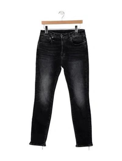 Pre-owned R13 High-rise Skinny Leg Jeans In Blue