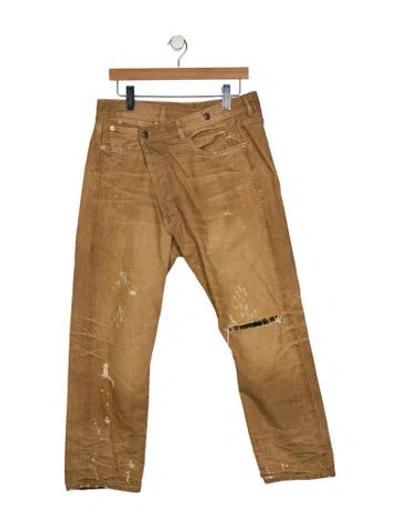 Pre-owned R13 High-rise Skinny Leg Jeans In Brown