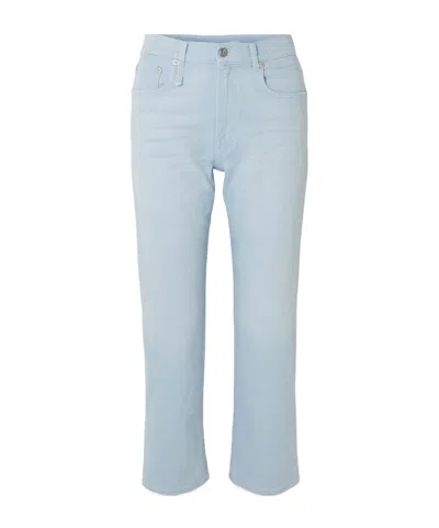 R13 High-rise Slim-leg Jeans In Blue