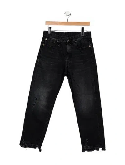 Pre-owned R13 High-rise Straight Leg Jeans In Blue
