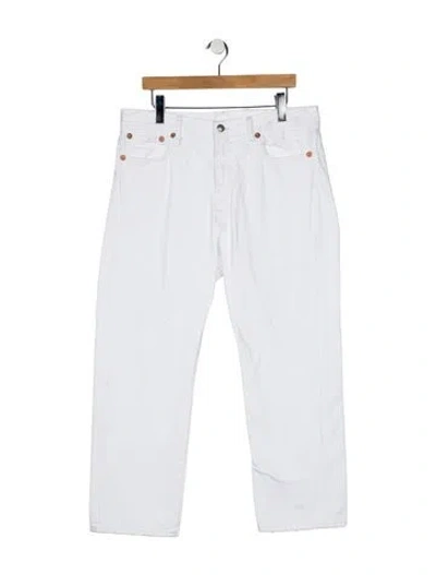 Pre-owned R13 High-rise Straight Leg Jeans In Multi