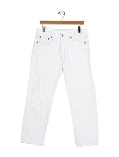 Pre-owned R13 High-rise Straight Leg Jeans In Multi