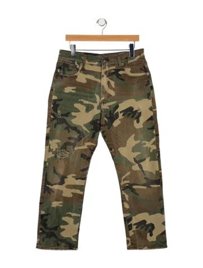 Pre-owned R13 High-rise Straight Leg Jeans In Multi