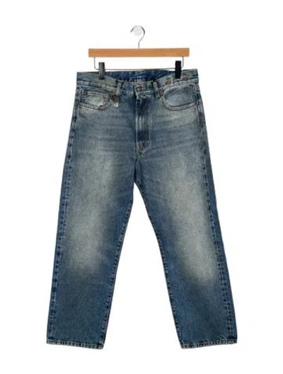 Pre-owned R13 High-rise Straight Leg Jeans W/ Tags In Blue