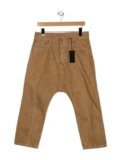 Pre-owned R13 High-rise Straight Leg Jeans W/ Tags In Brown