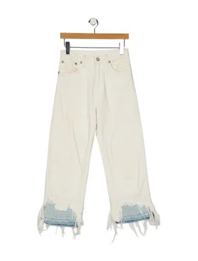 Pre-owned R13 High-rise Wide Leg Jeans