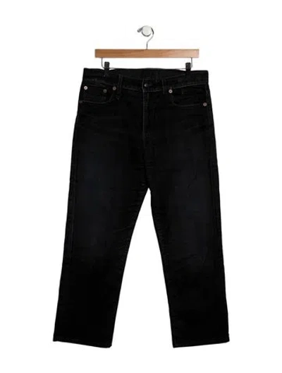 Pre-owned R13 High-rise Wide Leg Jeans In Black
