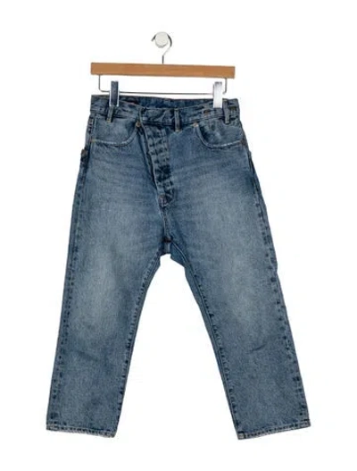 Pre-owned R13 High-rise Wide Leg Jeans In Blue