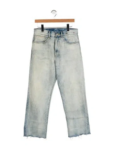 Pre-owned R13 High-rise Wide Leg Jeans In Blue