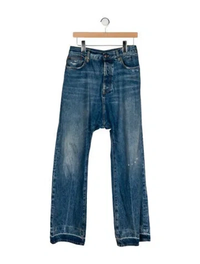 Pre-owned R13 High-rise Wide Leg Jeans In Blue