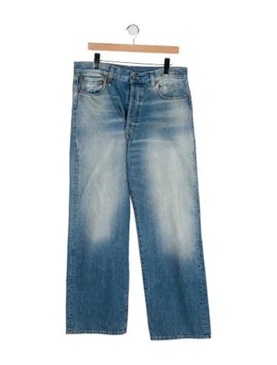 Pre-owned R13 High-rise Wide Leg Jeans In Blue