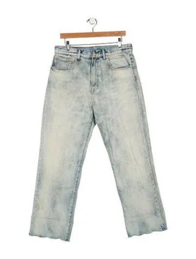 Pre-owned R13 High-rise Wide Leg Jeans In Blue