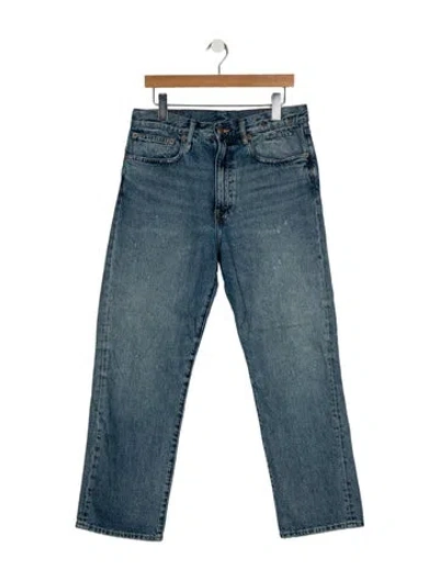 Pre-owned R13 High-rise Wide Leg Jeans In Blue