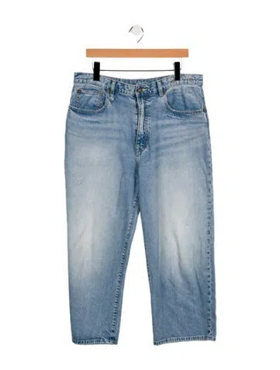 Pre-owned R13 High-rise Wide Leg Jeans In Blue