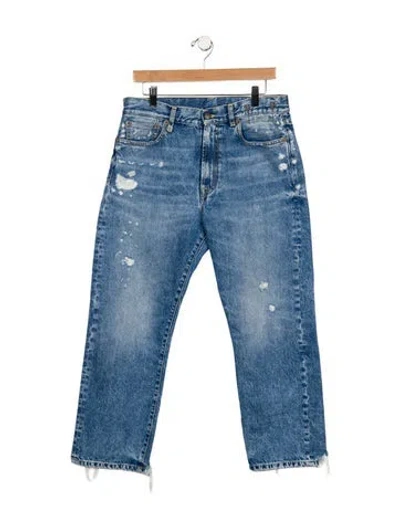 Pre-owned R13 High-rise Wide Leg Jeans In Blue
