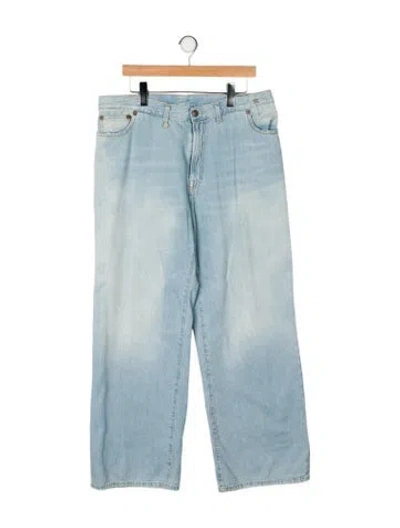 Pre-owned R13 High-rise Wide Leg Jeans In Blue