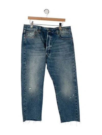 Pre-owned R13 High-rise Wide Leg Jeans In Blue