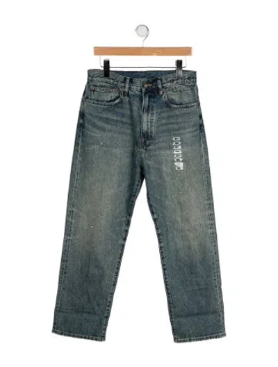 Pre-owned R13 High-rise Wide Leg Jeans In Blue