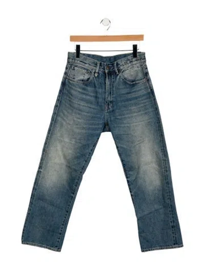 Pre-owned R13 High-rise Wide Leg Jeans In Blue