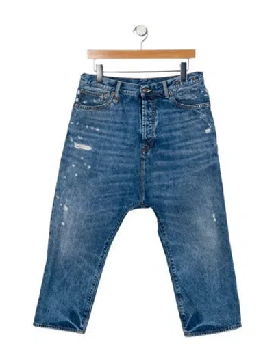 Pre-owned R13 High-rise Wide Leg Jeans In Blue
