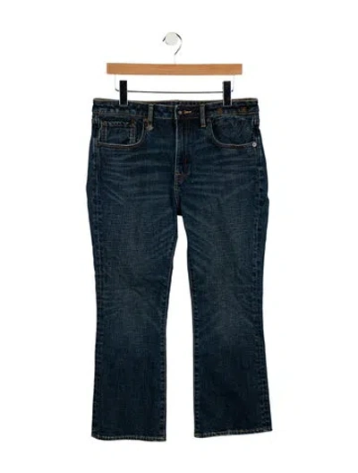 Pre-owned R13 High-rise Wide Leg Jeans In Blue