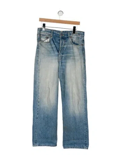 Pre-owned R13 High-rise Wide Leg Jeans In Blue