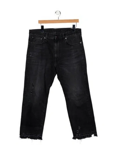 Pre-owned R13 High-rise Wide Leg Jeans In Blue