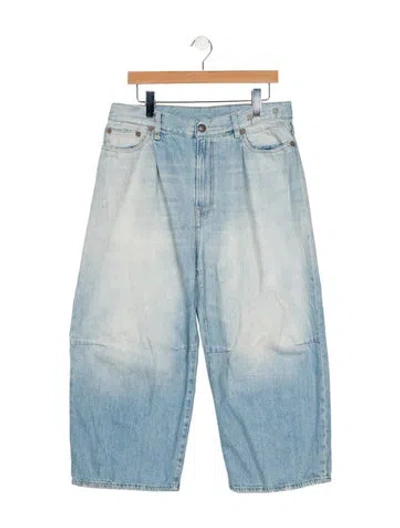 Pre-owned R13 High-rise Wide Leg Jeans In Blue