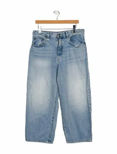 Pre-owned R13 High-rise Wide Leg Jeans In Blue
