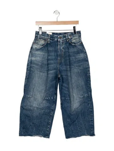 Pre-owned R13 High-rise Wide Leg Jeans In Blue