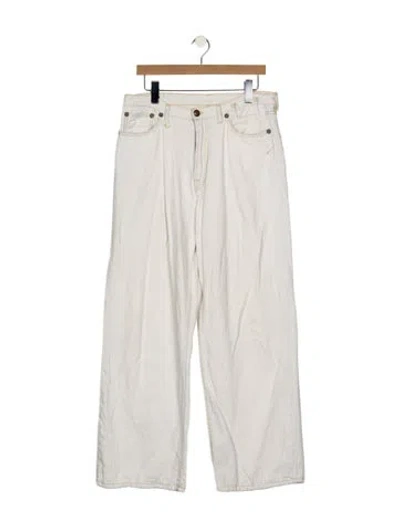 Pre-owned R13 High-rise Wide Leg Jeans In Blue