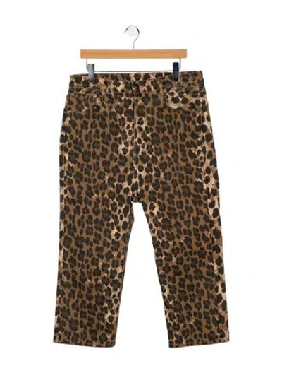 Pre-owned R13 High-rise Wide Leg Jeans In Brown