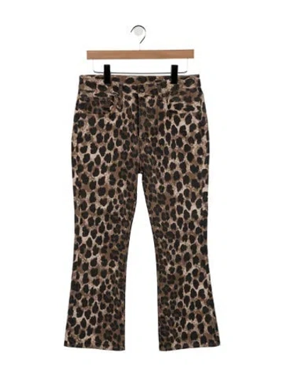 Pre-owned R13 High-rise Wide Leg Jeans In Brown
