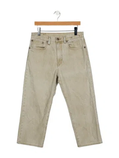 Pre-owned R13 High-rise Wide Leg Jeans In Gray