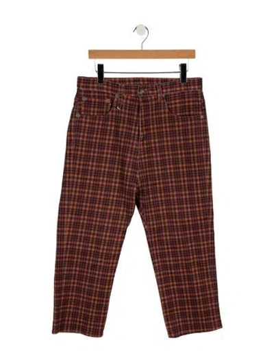 Pre-owned R13 High-rise Wide Leg Jeans In Orange