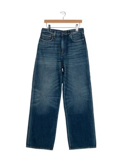 Pre-owned R13 High-rise Wide Leg Jeans W/ Tags In Blue