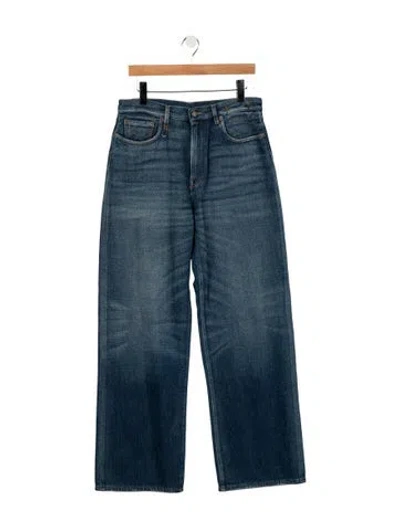 Pre-owned R13 High-rise Wide Leg Jeans W/ Tags In Blue