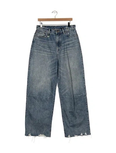 Pre-owned R13 High-rise Wide Leg Jeans W/ Tags In Blue