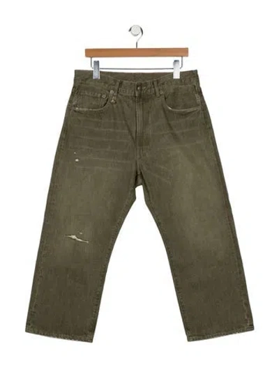 Pre-owned R13 High-rise Wide Leg Jeans W/ Tags In Green