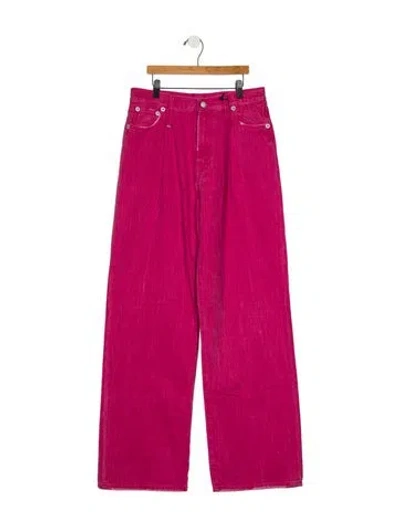 Pre-owned R13 High-rise Wide Leg Jeans W/ Tags In Pink