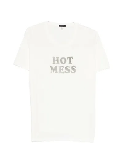 R13 Hot-mess T-shirt In White