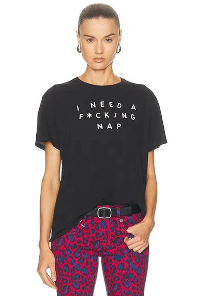 R13 I Need A Nap Boy Tee In Black