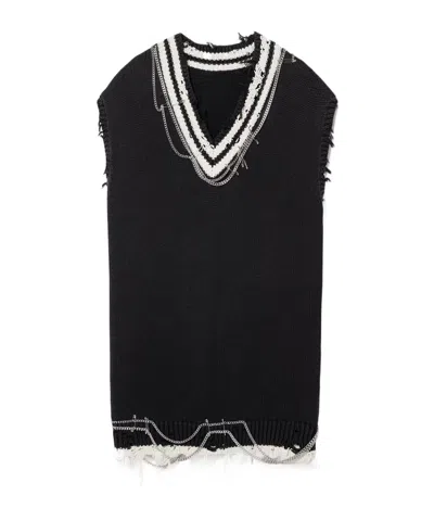 R13 Imitated Striped Dress In Multi