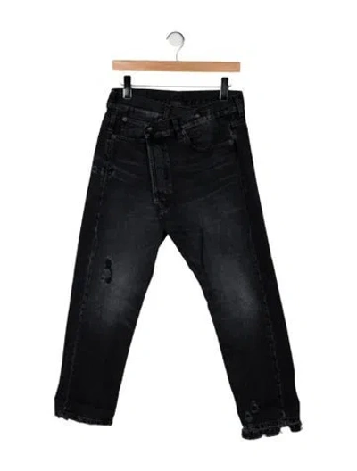 Pre-owned R13 Jake Straight Leg Jeans In Black