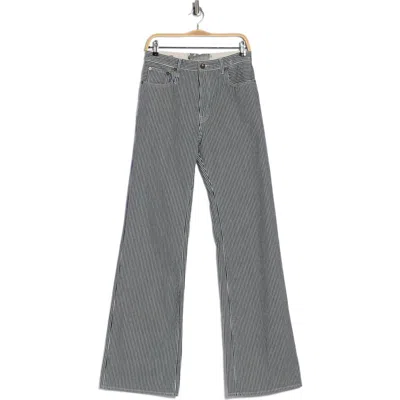 R13 Jane Flare Leg Jeans In Gray